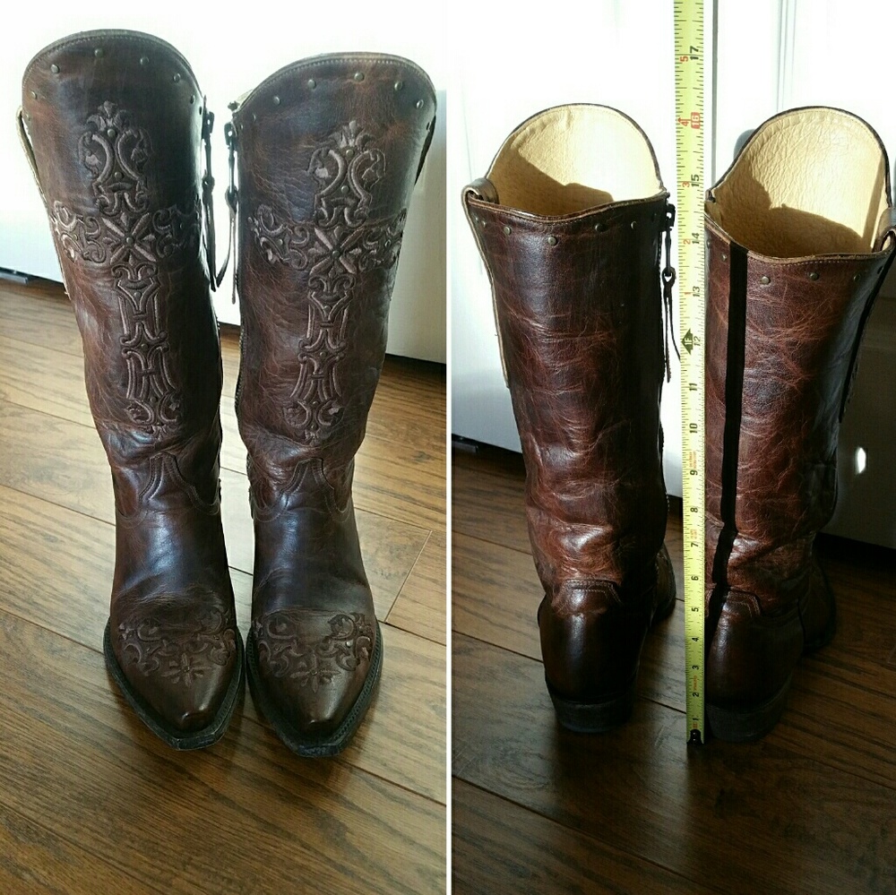 🚫SOLD🚫Cavenders cowboy boots by Old Gringo - Picture 2 of 8